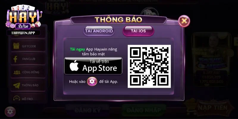 Tải App Haywin – Trải Nghiệm Mọi Lúc Mọi Nơi