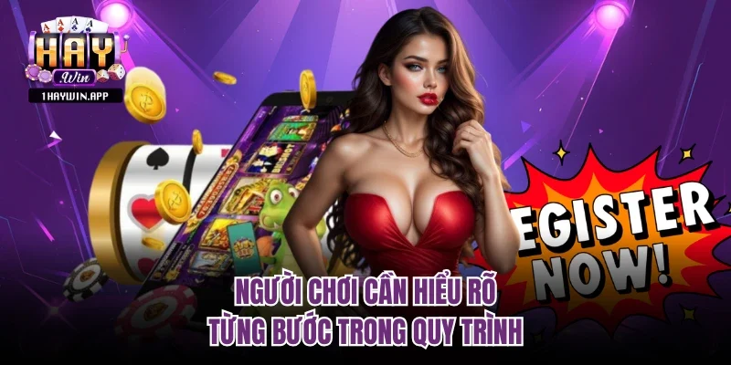 Người chơi cần hiểu rõ từng bước trong quy trình